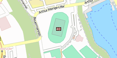 AWD-Arena Hannover Stadtplan