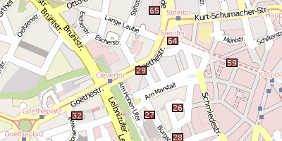 Stadtplan Gehry-Tower