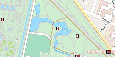 Stadtplan Leibniztempel