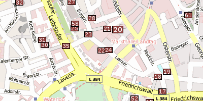 Leineschloss Stadtplan