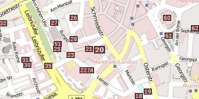 Marktkirche  Stadtplan