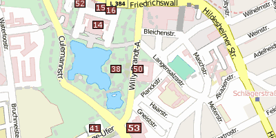 Niedersächsisches Landesmuseum Hannover Stadtplan