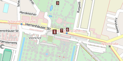 Regenwaldhaus Stadtplan